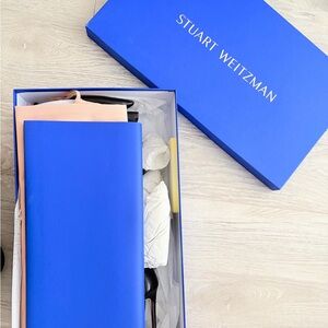 Stuart Weitzman Vibrant Blue Shoe Organizer